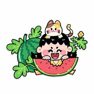 吃瓜卡通照片,揭秘瓜界趣味瞬间